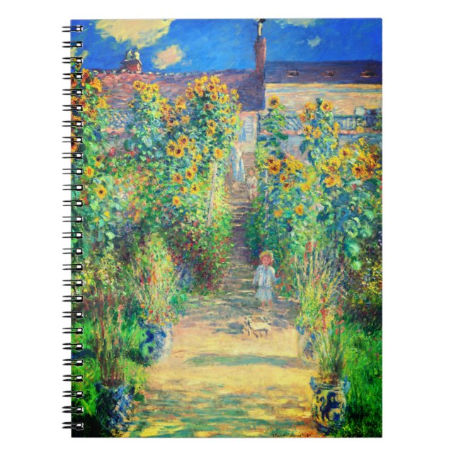 Cuaderno Jardín de flores Monet (Frente)