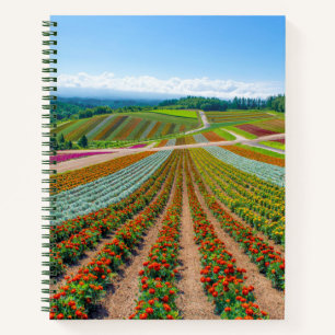 Cuaderno Jardín de flores Shikisai No Oka Flower Farm