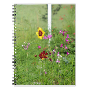 Cuaderno jardín de flores silvestres