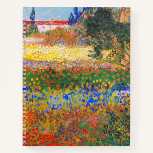 Cuaderno Jardín de flores Vincent Van Gogh