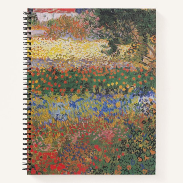 Cuaderno Jardín de flores - Vincent van Gogh (Anverso)