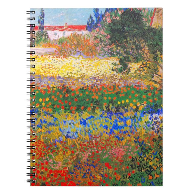 Cuaderno Jardín de flores Vincent Van Gogh (Frente)