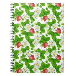 Cuaderno Jardín de fresa