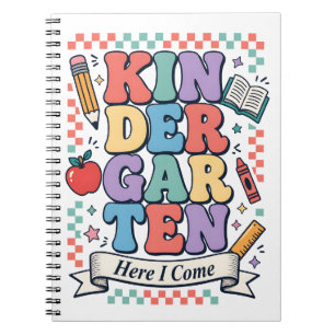 Cuaderno Jardín de Infancia Retro Aquí Vengo Escuela