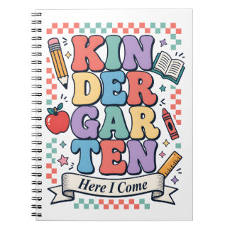 Cuaderno Jardín de Infancia Retro Aquí Vengo Escuela