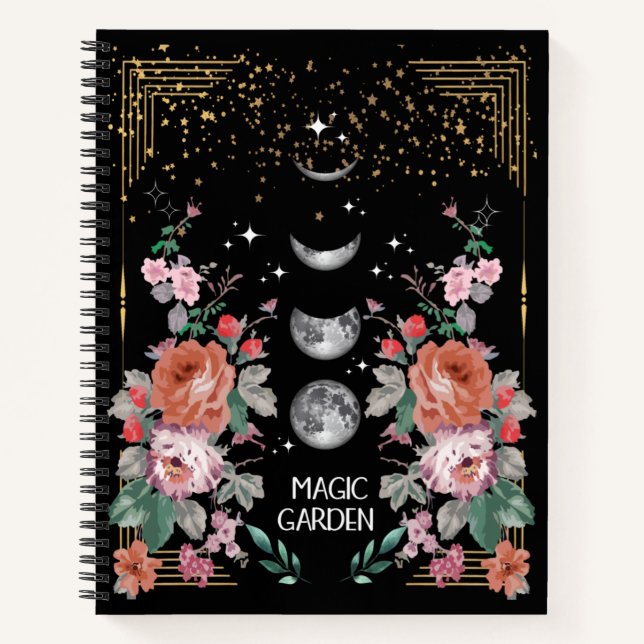 Cuaderno Jardín de la Luna Mágica (Anverso)