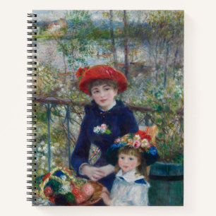 Cuaderno Jardín de las hermanas Renoir Cottagecore Paisaje