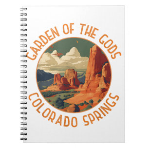 Cuaderno Jardín de los Dioses Colorado Springs Distressed C