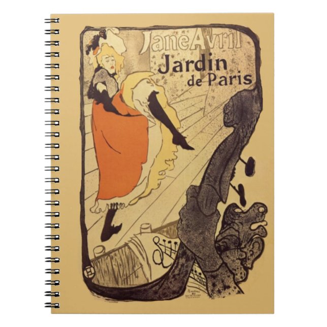 Cuaderno Jardin de Paris - Toulouse-Lautrec (Frente)
