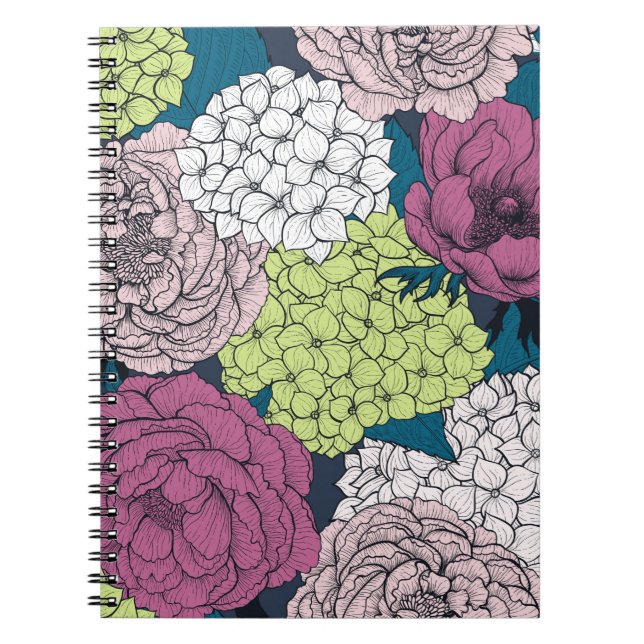 Cuaderno Jardín de primavera tardía (Frente)