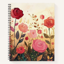 Cuaderno Jardín de rosas caprichosas 
