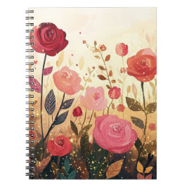 Cuaderno Jardín de rosas caprichosas 