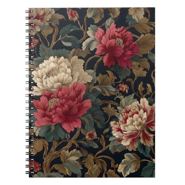 Cuaderno Jardín de terciopelo en flor (Frente)