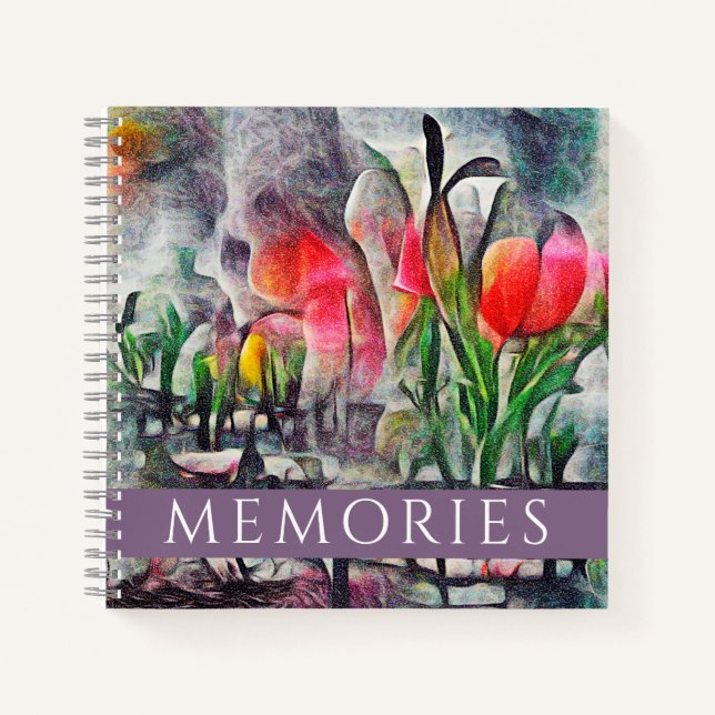 Cuaderno Jardín de Tulips (Anverso)