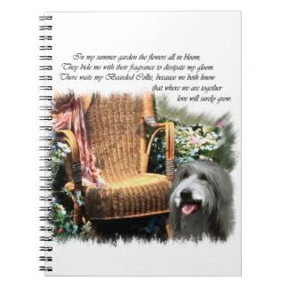 Cuaderno Jardín de verano de Collie con barba