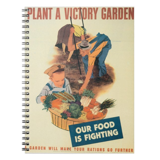 Cuaderno Jardín de victoria de WWII (Frente)