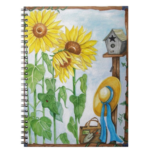 Cuaderno Jardín del girasol (Frente)