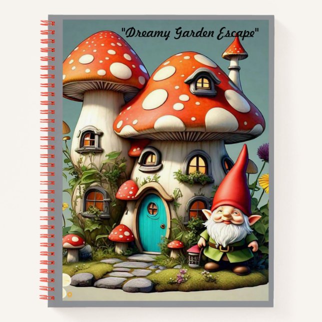 Cuaderno "Jardín del sueño caprichoso" (Anverso)