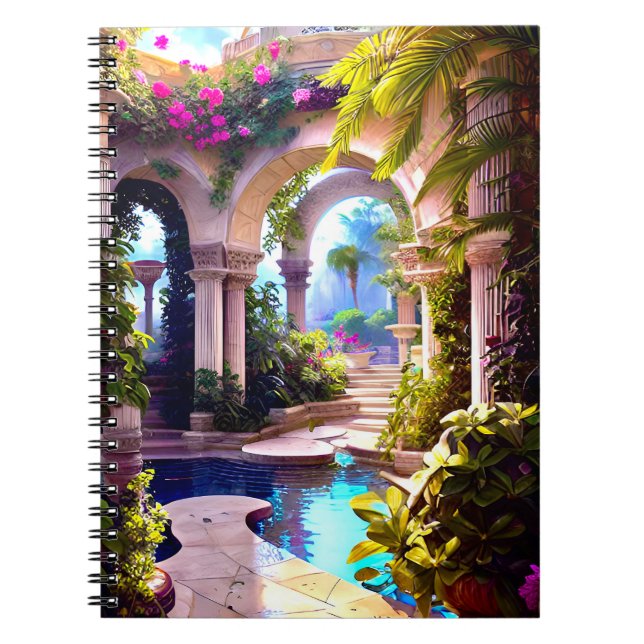 Cuaderno Jardín del Templo de Atlantis (Frente)