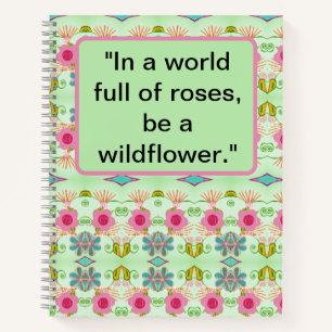 Cuaderno Jardín ecléctico encantador: Belleza floral divers
