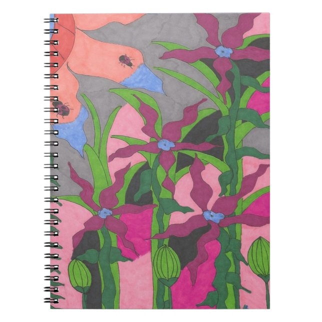 Cuaderno Jardín en Crepúsculo (Frente)