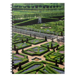 Cuaderno Jardín en el castillo de Villandry, Indre-et-Loire