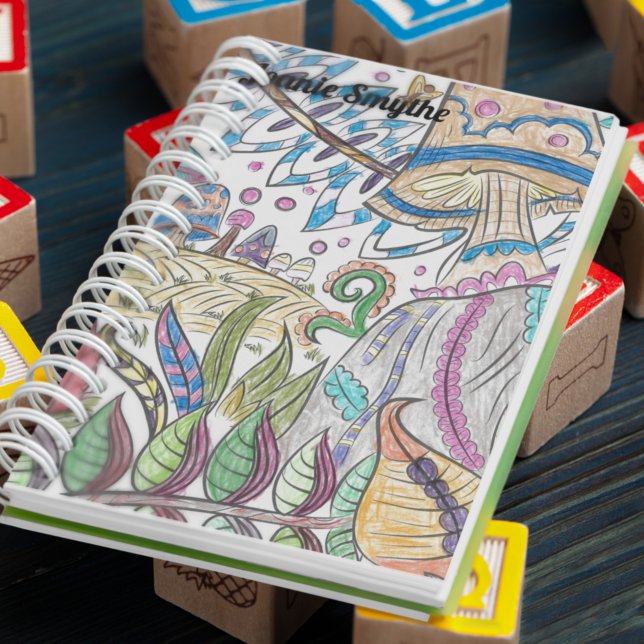 Cuaderno Jardín encantado con hongos mágicos (Subido por el creador)