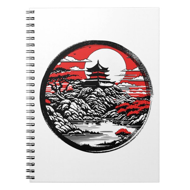 Cuaderno Jardín japonés (Frente)