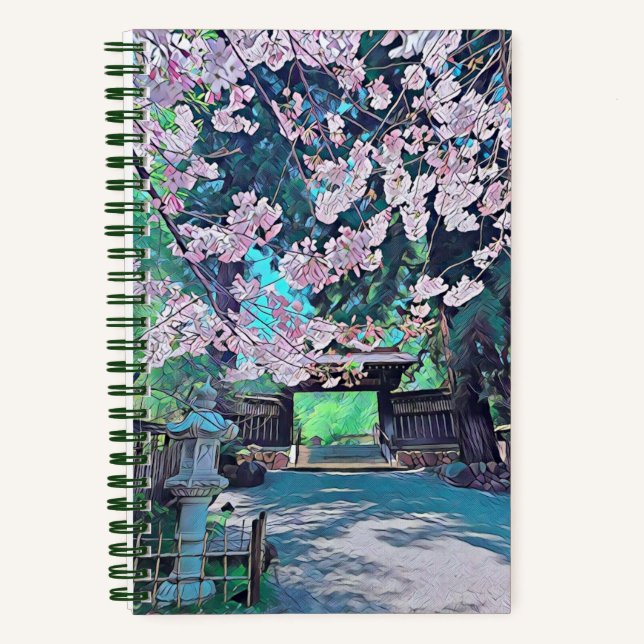 Cuaderno Jardín japonés (Anverso)