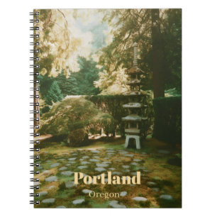 Cuaderno Jardín Japonés, Portland, Oregon Recuerdo