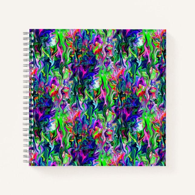 Cuaderno Jardín loco y ondulado.... (Anverso)