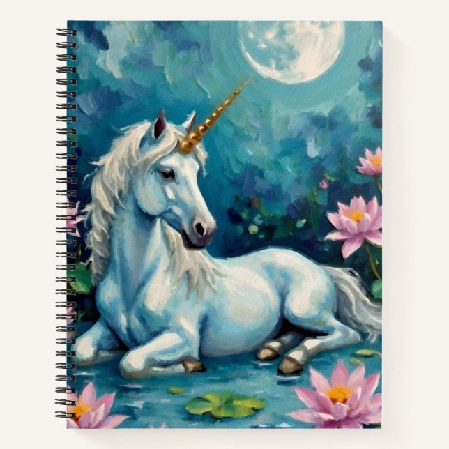 Cuaderno Jardín Místico de Unicornio (Anverso)