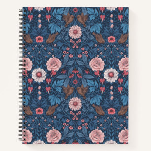 Cuaderno Jardín salvaje en azul