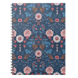 Cuaderno Jardín salvaje en azul
