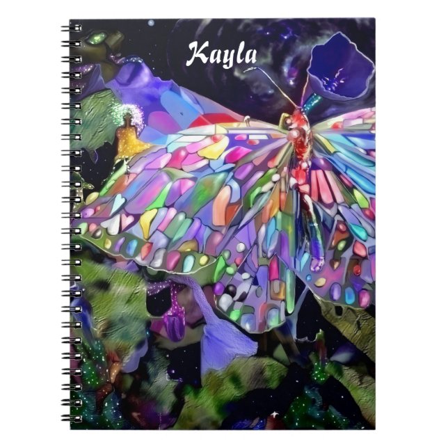 Cuaderno Jardín Secreto Mariposa  (Frente)