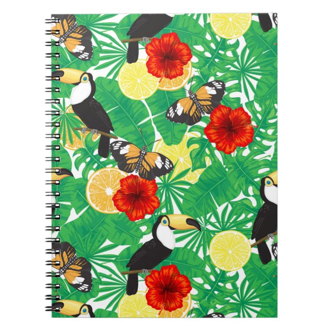 Cuaderno Jardín tropical (Frente)