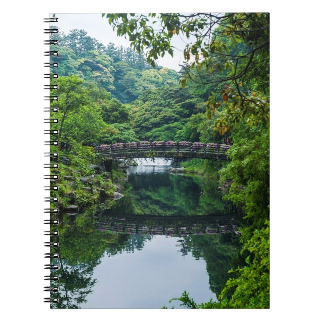 Cuaderno Jardín y puente coreanos (Frente)