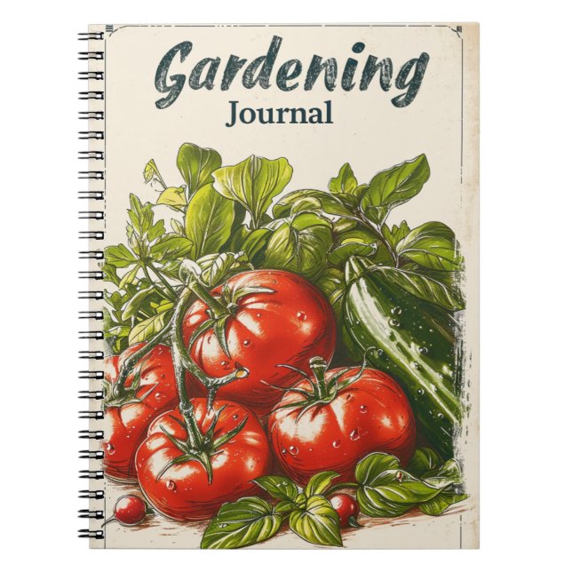 Cuaderno Jardinería de época (Frente)