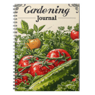 Cuaderno Jardinería de época