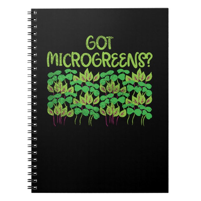 Cuaderno Jardinería de Microgreens (Frente)