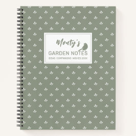 Cuaderno Jardinería moderna de patrones de hojas | Portátil