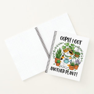 Cuaderno Jardinería Plantar Gato Ups Me Salió Otra Planta