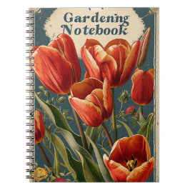 Cuaderno Jardinería Tulips