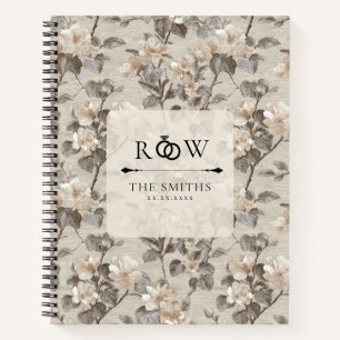 Cuaderno Jardinerías Lujosas de Gardenias Brillan en Boda E
