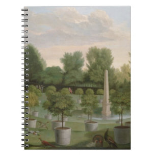 Cuaderno Jardines de la casa de Chiswick (aceite en lona)