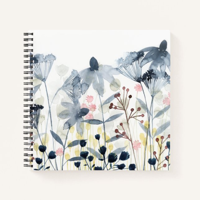 Cuaderno Jardines en capas - Flores acuáticas (Anverso)