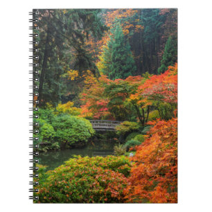 Cuaderno Jardines japoneses en otoño en Portland, Oregón 5