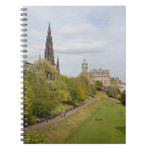 Cuaderno Jardines Princes Street, Edimburgo, Escocia