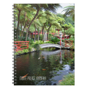 Cuaderno Jardines tropicales Madeira Portugal del palacio