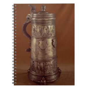 Cuaderno Jarra de cerveza del gremio, estaño plateado, 156
